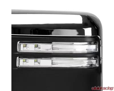 Spec-D Chrome Towing Mirrors w/ LED Turn Signal Lights (Clear Lens) Chevrolet | GMC 2020-2022 - RMX-SIV2025G2HP-FS