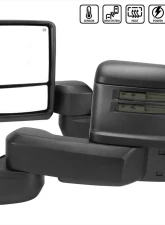 Spec-D Black Towing Mirrors w/ LED Turn Signal Lights (Smoke Lens) Chevrolet | GMC 2020-2022                                     - RMX-SIV2025G3GHP-FS - Image 10