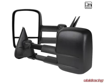 Spec-D Black Towing Mirrors Chevrolet | GMC 1999-2007 - RMX-SIV99-M-FS