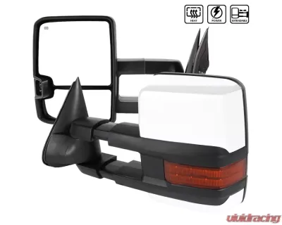 Spec-D Chrome Towing Mirrors w/ LED Turn Signal Lights (Amber Lens) Chevrolet | GMC 1999-2002 - RMX-SIV99G2LEDHP-FS