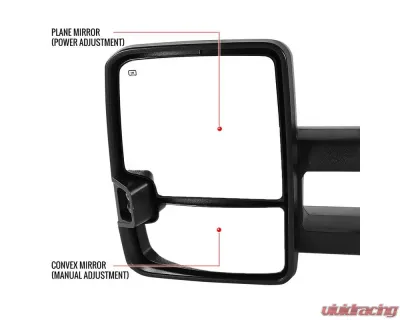 Spec-D Chrome Towing Mirrors w/ LED Turn Signal Lights (Amber Lens) Chevrolet | GMC 1999-2002 - RMX-SIV99G2LEDHP-FS