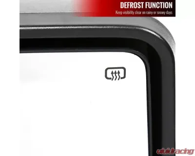 Spec-D Chrome Towing Mirrors w/ LED Turn Signal Lights (Smoke Lens) Toyota 2007-2017 - RMX-TUN07G2GLEDHP-FS