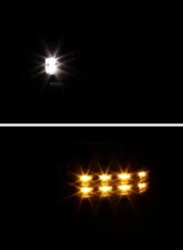 Spec-D Chrome Towing Mirrors w/ LED Turn Signal Lights (Amber Lens) Toyota 2007-2017                                     - RMX-TUN07G2LEDHP-FS - Image 2