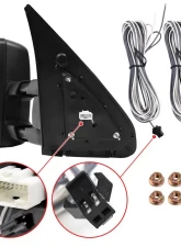 Spec-D Power Heated BSM Manual Extendable Towing Mirrors w/ LED Turn Signal & Clearance Lights Toyota Tundra | Sequoia 2007-2017                                     - RMX-TUN07G3LEDHP-FS - Image 8