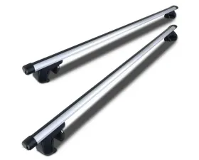Spec-D Universal Aluminum Roof Rack Cross Bars w/ 4x Adjustable Clamps