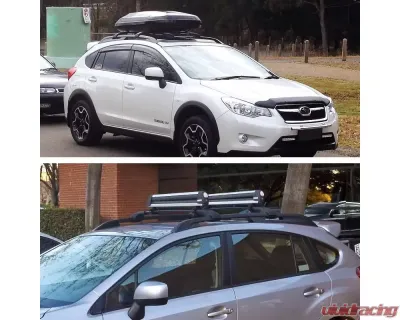Spec-D Black Powder Coated Aluminum Roof Rack Cross Bars Subaru Impreza | XV Crosstrek 2010-2017 - RRB-CTK13BK