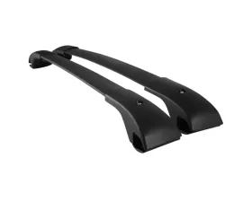 Spec-D Black Powder Coated Aluminum Roof Rack Cross Bars Subaru Forester 2014-2018