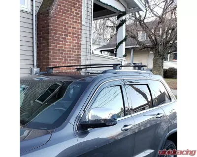 Spec-D Black Aluminum Roof Rack Bars Jeep Grand Cherokee 2011-2018 - RRB-GKEE11BK