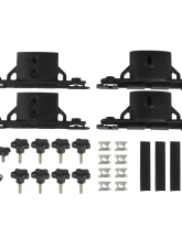 Spec-D Black Satin Powder Coated Aluminum Roof Rack Cross Bars Toyota Highlander 2008-2013                                     - RRB-HLDR08BK - Image 9