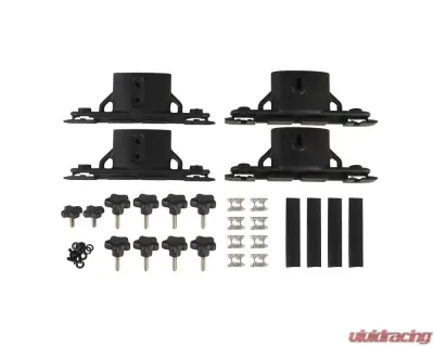 Spec-D Black Satin Powder Coated Aluminum Roof Rack Cross Bars Toyota Highlander 2008-2013 - RRB-HLDR08BK