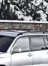 Spec-D Black Satin Powder Coated Aluminum Roof Rack Cross Bars Toyota Highlander 2008-2013                                     - RRB-HLDR08BK - Image 10