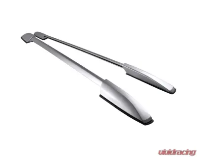 Spec-D Silver Powder Coated Aluminum Roof Rack Cross Bars Toyota Highlander 2008-2013 - RRB-HLDR08SLOE