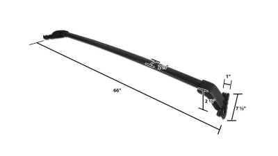 Spec-D Aluminum Roof Rack Honda Pilot 2009-2015                                     - RRB-PLT09BK - Image 2