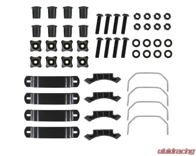Spec-D Universal Black Coating Roof Rack Cargo Carrier w/ Extendable Luggage Hold Basket - RRBK-EXT005BK