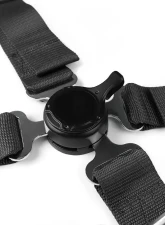 Spec-D Universal Black 4 Point Quick Release Camlock Racing Seat Belt Safety Harness                                     - RSB-4PTBLK-RS - Image 2