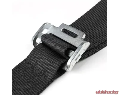 Spec-D Universal Black 4 Point Quick Release Camlock Racing Seat Belt Safety Harness - RSB-4PTBLK-RS