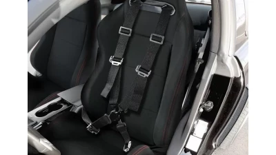 Spec-D Universal Black 4 Point Quick Release Camlock Racing Seat Belt Safety Harness                                     - RSB-4PTBLK-RS - Image 10