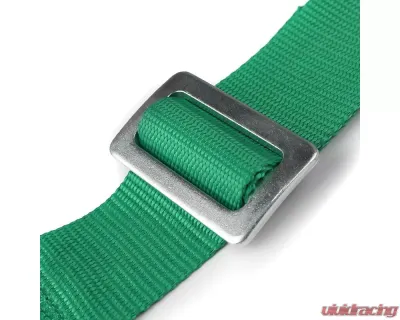 Spec-D Universal Green 4 Point Quick Release Camlock Racing Seat Belt Safety Harness - RSB-4PTGRN-RS