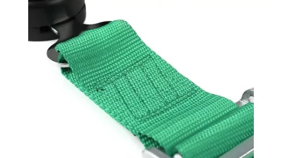 Spec-D Universal Green 4 Point Quick Release Camlock Racing Seat Belt Safety Harness                                     - RSB-4PTGRN-RS - Image 6