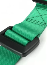 Spec-D Universal Green 4 Point Racing Seat Belt Buckle Safety Harness                                     - RSB-4PTG - Image 3