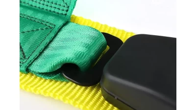 Spec-D Universal Green 4 Point Racing Seat Belt Buckle Safety Harness                                     - RSB-4PTG - Image 4