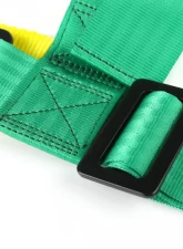 Spec-D Universal Green 4 Point Racing Seat Belt Buckle Safety Harness                                     - RSB-4PTG - Image 5