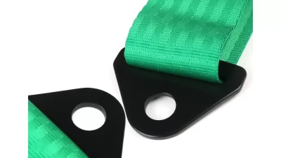 Spec-D Universal Green 4 Point Racing Seat Belt Buckle Safety Harness                                     - RSB-4PTG - Image 6