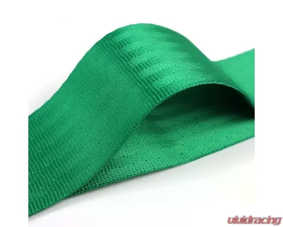 Spec-D Universal Green 4 Point Racing Seat Belt Buckle Safety Harness - RSB-4PTG