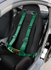 Spec-D Universal Green 4 Point Racing Seat Belt Buckle Safety Harness                                     - RSB-4PTG - Image 9