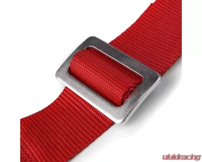 Spec-D Universal Red 4 Point Quick Release Camlock Racing Seat Belt Safety Harness - RSB-4PTRED-RS