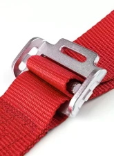 Spec-D Universal Red 4 Point Quick Release Camlock Racing Seat Belt Safety Harness                                     - RSB-4PTRED-RS - Image 5