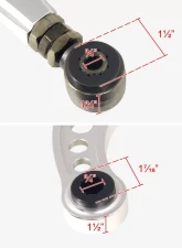 Spec-D Aluminum Polyurethane Bushing Rear Upper Camber Control Arms Honda | Acura 2006-2017                                     - SD-CA-CV06S - Image 8