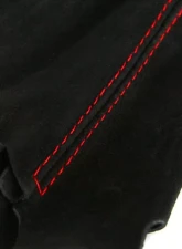 Spec-D Black Suede JDM Manual Shift Boot w/ Red Stitching Honda | Acura 1992-2001                                     - SKB-BLKSU-RS - Image 4