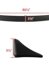 Spec-D Black Primer ABS Hellcat Style Rear Spoiler Dodge Challenger 2008-2017                                     - SPL-CHA08JMSRT-SD - Image 2