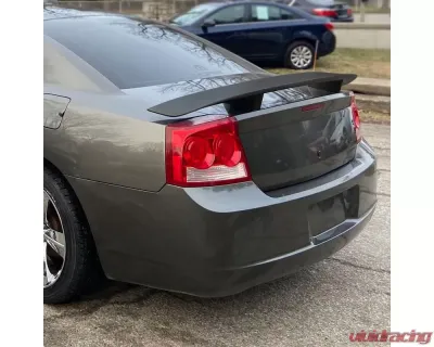 Spec-D Black ABS R/T Daytona OE Style Rear Spoiler Wing Dodge Charger 2006-2010 - SPL-CHG05JM-RS