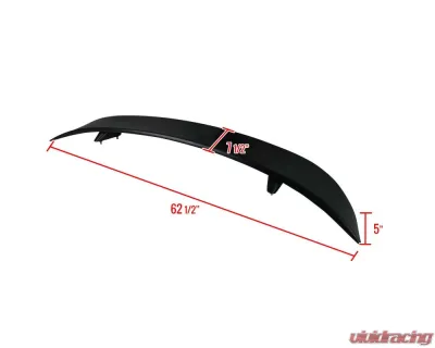 Spec-D Black ABS R/T Daytona OE Style Rear Spoiler Wing Dodge Charger 2011-2018 - SPL-CHG11JM-RS
