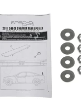 Spec-D Black ABS R/T Daytona OE Style Rear Spoiler Wing Dodge Charger 2011-2018                                     - SPL-CHG11JM-RS - Image 9