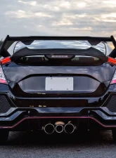 Spec-D Glossy Black ABS Rear Spoiler Honda Civic Hatchback 2016-2019                                     - SPL-CV164GBDT-DY - Image 10