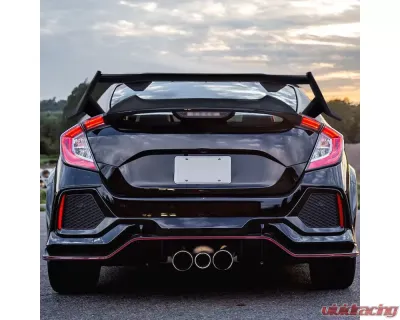 Spec-D Glossy Black ABS Rear Spoiler Honda Civic Hatchback 2016-2019 - SPL-CV164GBDT-DY