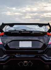 Spec-D Black ABS TR Style Rear Spoiler Wing Honda Civic 2016-2021                                     - SPL-CV164JMTR-4C - Image 10