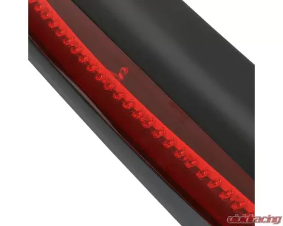 Spec-D Matte Black ABS Rear Spoiler Wing w/ LED 3rd Brake Light Honda Civic 1996-2000 - SPL-CV962JMLED-4C