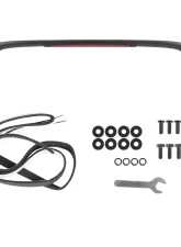 Spec-D Matte Black ABS Rear Spoiler Wing w/ LED 3rd Brake Light Honda Civic 1996-2000                                     - SPL-CV962JMLED-4C - Image 9