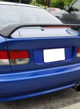 Spec-D Matte Black ABS Rear Spoiler Wing w/ LED 3rd Brake Light Honda Civic 1996-2000                                     - SPL-CV962JMLED-4C - Image 10