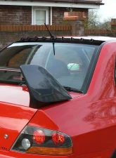 Spec-D Glossy Black Shark Fin Style Roof Spoiler Mitsubishi Lancer EVO 8 | 9 2003-2008                                     - SPL-EVO04GB-ABS - Image 4