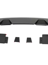Spec-D Matte Black 3pc Rear Roof Spoiler Wing Kit Ford F-150 2009-2014                                     - SPL-F15009BK-KH - Image 3