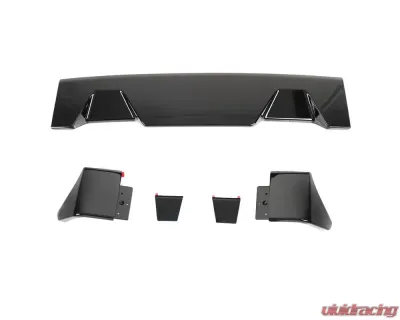 Spec-D Glossy Black 3pc Rear Roof Spoiler Wing Kit Ford F-150 2009-2014 - SPL-F15009GB-KH