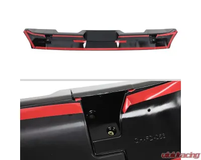 Spec-D Glossy Black 3pc Rear Roof Spoiler Wing Kit Ford F-150 2009-2014 - SPL-F15009GB-KH