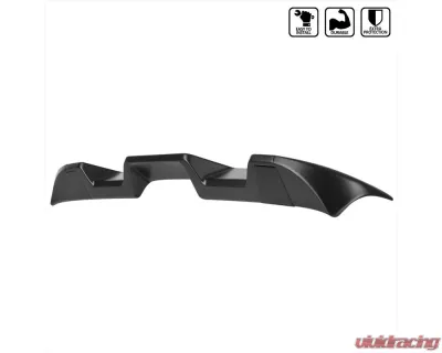 Spec-D Matte Black 1pc Rear Roof Truck Spoiler Wing Kit Ford F Series 2011-2016 - SPL-F25011BK-KH