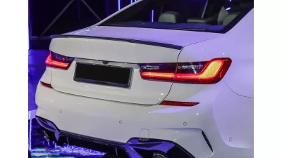 Spec-D Matte Black ABS Rear Trunk Spoiler BMW G20 3-Series 2019-2020                                     - SPL-G2019BK-GL - Image 10