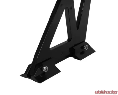 Spec-D Universal Black CNC Aluminum 52" Double Deck Adjustable Trunk Spoiler Wing - SPL-GT001DD52BK